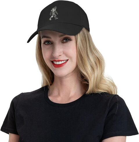Bigfoot Baseball Cap for Men Women Adjustable Classic Dad Hat Trucker Cap for Running Outdoor Activities Snapback Hat in Saudi Arabia