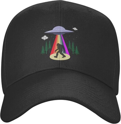 Bigfoot Baseball Cap for Men Women Adjustable Classic Dad Hat Trucker Cap for Running Outdoor Activities Snapback Hat in Saudi Arabia