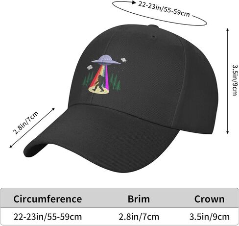 Bigfoot Baseball Cap for Men Women Adjustable Classic Dad Hat Trucker Cap for Running Outdoor Activities Snapback Hat in Saudi Arabia