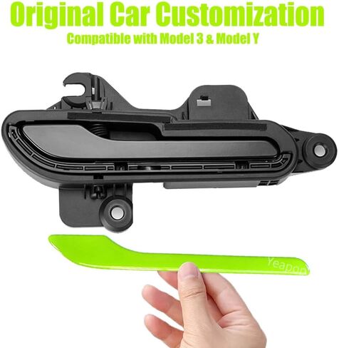 4 pcs Door Handle Covers Compatible with Model 3 and Model Y. Decoration & Protection Accessories for Tesla. (Pink) in Kuwait