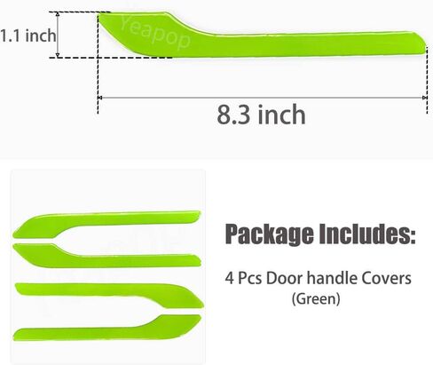 4 pcs Door Handle Covers Compatible with Model 3 and Model Y. Decoration & Protection Accessories for Tesla. (Pink) in Kuwait