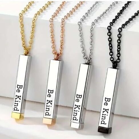 Be Kind of a Badass Necklace For Women, Rose Gold Silver Black Pendant Hidden Message Necklace We Always Have Each Other's Back Necklace BFF Friendship Funny Holiday Jewelry Meaningful Gift in Saudi Arabia