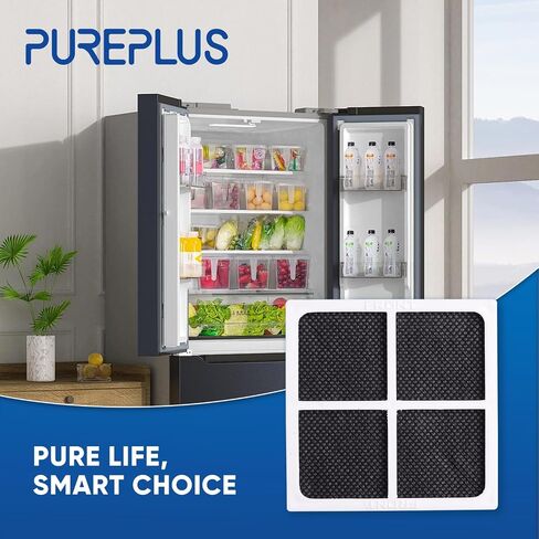 استبدال فلتر هواء الثلاجة PUREPLUS LT120F لـ LG LT120F، Kenmore Elite 469918، 9918، ADQ73214402، ADQ73214403، ADQ73214404، ADQ73334008، 3 عبوات، الأبعاد 3.23 بوصة × 3.23 بوصة in Saudi Arabia