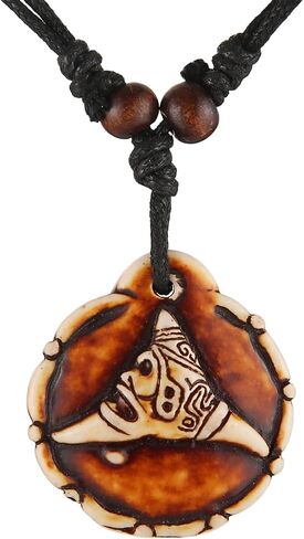 STWTRPuerto Rico Taino Pendant Necklace Sun Tribe Men Women pendant necklace Rope chain Maori Tribe necklace in Saudi Arabia