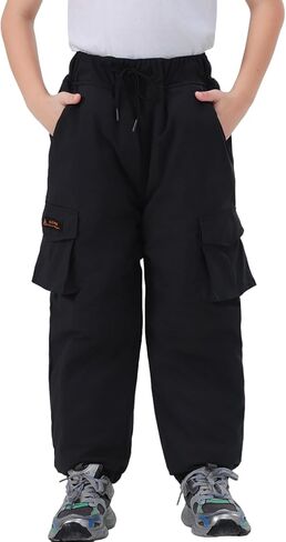 BGX Bluemagic Kids Snow Pants Boys Girls Winter Waterproof Baggy Pants Outdoor Windproof Snowboard Pants in Saudi Arabia