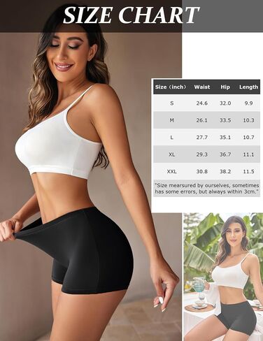 Ekouaer Boyshort سراويل داخلية نسائية ناعمة سراويل داخلية غير مرئية محب 3 عبوات بدون خياطة سراويل داخلية قصيرة S-XXL in Saudi Arabia