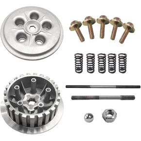 Clutch Center Hub & Pusher Rod Ball Kit Compatible with Yamaha Blaster 200 YFS200 1988-2006 OEM# 37F-16371-01-00 37F-16351-00-00