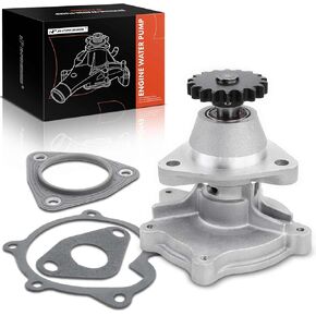 A-Premium Engine Water Pump W/Pulley & Gasket - 2.4L DOHC - Compatible with Chevy, Pontiac, Buick & Olds. - Malibu, Cavalier, Grand Am, Sunfire, Alero, Achieva, Skylark, Replace# 24573636, 24575951