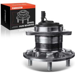A-Premium Rear Left Wheel Bearing and Hub Assembly with ABS & 5-Lug Compatible with Toyota Venza 2009-2016, FWD Only