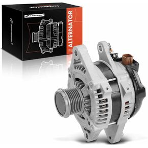 A-Premium Alternator Compatible with Toyota 4Runner 2010-2021 4.0L, 12V 130A 7-Groove Decoupler Pulley Clockwise, Replace# 104210-2860, 104210-2863