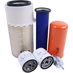 JZGRDN Maintenance Filters Kit 84475542 84565907 9611973 9842392 87035488 87035489 Compatible With New Holland Skid Steers L140 L150 L160 L170 LS150 LS160 LS170 C175