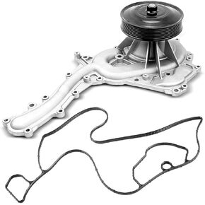 A-Premium Engine Water Pump with Gasket and Pulley Compatible with Ford F-250 F-350 F-450 F-550 Super Duty 2011-2016 V8 6.7L Diesel Main