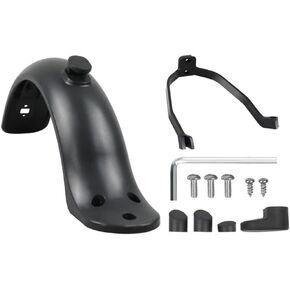 Compatible with Xiaomi M365/ M365 pro Scooter, Rear Fender Mudguard & Rear Fender Bracket, Scooter Rear Fender Replacement
