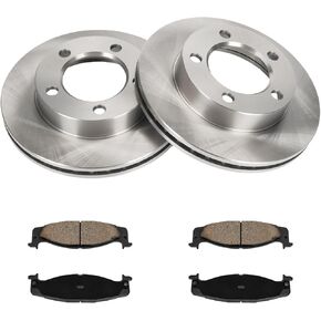 KAC Front Brake Kit,OE Brake Rotors and Ceramic Brake Pads Fits for f 150 1994-1996,Bronco 1994-1996,OEM#54020+D632 Brake Kit