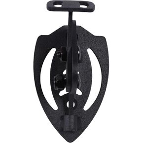 Skull Hooker Bone Bracket European Trophy Mount – Perfect Kit for Hanging and Mounting Capped Skulls for Display , Black