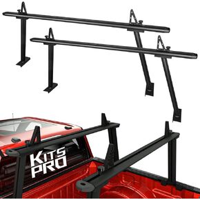 KitsPro 800lb Truck Bed Rack for Ford F-150 F-250 F-350 Super Duty, Dodge Ram 1500 2500 3500, Chevy Silverado Colorado, GMC Sierra Canyon, Tundra Heavy Duty Truck Ladder Rack Crossbar Cross Bar