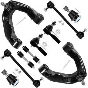 SCITOO 10pcs Suspension Kit Upper Control Arm Inner Tie Rod End Front Rear Sway Bar Links Lower Ball Joints Fit 2000-2004 For Nissan Xterra