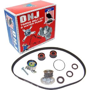 DNJ TBK529WP Timing Belt Kit with Water Pump for 2004-2008 Suzuki Forenza Reno 2.0L L4 16V DOHC 1998cc