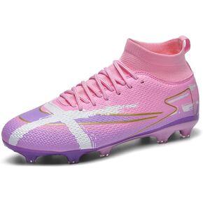 AMZ BSHIDA Men's Firm Ground Soccer Cleats Outdoor Indoor Soccer Shoes Youth Athletic Football Shoes & Boots Professional Futsal Training Sneakers