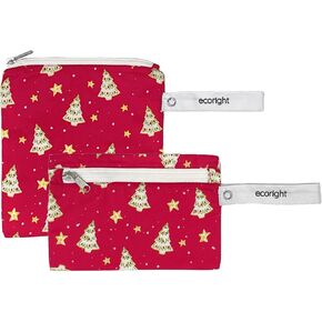 100% RECYCLED Reusable Sandwich Bags & Snack Bags by EcoRight | Food Safe BPA Free | Set of 2
