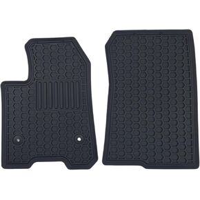 Custom-Made 2023-2024-2025 Chevrolet Colorado & GMC Canyon All-Weather Floor Mats (Front 2-pc Black)