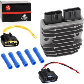 1D7-81960-00-00 Voltage Regulator Rectifier & Plug for Yamaha YZF-R1 YZFR7 FZS1000 FZ1 FZ8 VMX1700 Grizzly 550 700 Viking Rhino 700 V star 950 1300 XV1700 XV1900 YEX 700 850 1000