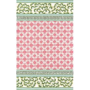Madcap Cottage Under A Loggia Montserrat Area, Indoor Outdoor Rug, Navy, 2' X 3'
