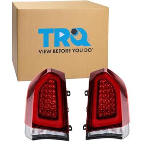 TRQ Rear Tail Lights Set Compatible with 2015-2022 Chrysler 300 CH2800212 CH2801212