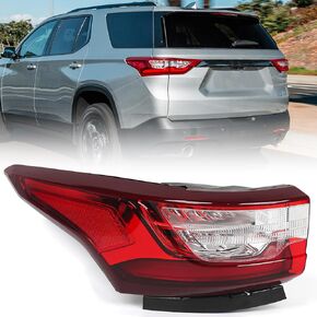 FIONE LED Outer Tail Light Assembly Compatible with Chevy Traverse 2018 2019 2020 2021 Brake Rear Light Left Driver Side LH