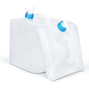 Collapsible Water Container with Storage Bags, Foldable Cube Water Jugs Portable Water Storage for Outdoors Camping Hiking