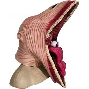 Halloween Latex Masks - Beetle Ghost Cosplay Full Head Mask - Barbara and Adam Maitland Horror Funny Costume