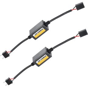 X AUTOHAUX 2 x H7 LED Car Headlight Canbus Decoder Error Free Warning Resistors Decoder Replacement Anti Flicker Resistor