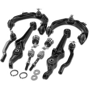 A-Premium Set of 10, Front Upper & Lower Control Arm, Lower Ball Joint, Inner & Outer Tie Rod End, Compatible with Honda Accord 1998-2002, Acura TL 1999-2003, CL 2001-2003