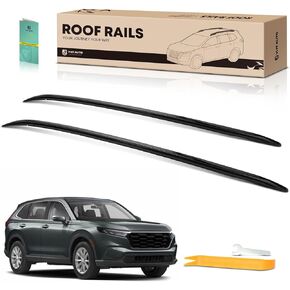 YHTAUTO Car Roof Rack Side Rails Compatible with Honda 2023-2025 CR-V, 165 Lbs Aluminum Alloy Flush Side Roof Rails, Anti-Rust Black Rooftop Luggage Rails w/Hardware