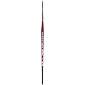 KINGART Premium Equinox 747S-8 Script Liner Series Watercolor Artist Brushes, Synthetic Squirrel Hair, Short Handle, Size 8
