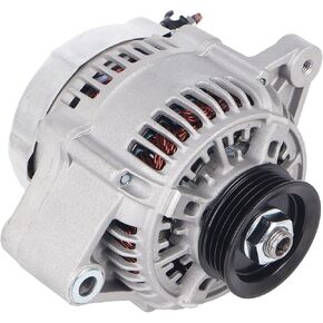 Alternator 12V 95A Fit for Honda CR-V 1997 1998 1999 2000 2001 w/Square Alt Plug,CW 4-Groove Pulley,Replace#31100P3F013, 31100P3FA01