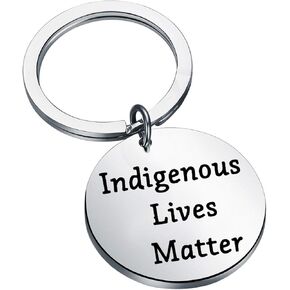 HOLLP Native American Gift Indigenous Keychain Indigenous Lives Matter Native American Day Indigenous Pride Gift