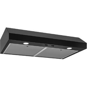 Broan-NuTone BCSD136WW Glacier 36-inch Under-Cabinet 4-Way Convertible Range Hood with 2-Speed Exhaust Fan and Light, 300 Max Blower CFM, White