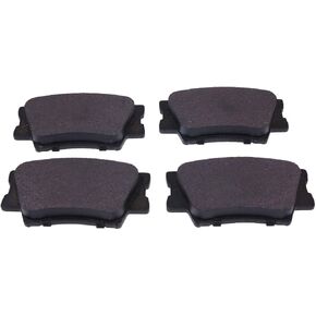 DVPARTS Rear Brake Pads 04466-AZ207 Compatible with Toyota 2006-2018 RAV4 2008-2018 Avalon/HV 2007-2017 Camry/Hybrid