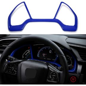Thenice for 10th Gen Civic Dash Board Instrument Panel Dashboard Trim Cover Interior Decal Accessories Compatible with Honda Civic 2021 2020 2019 2018 2017 2016 -Carbon Fiber Grain