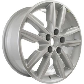 ALY69623U10 Silver Wheel with Machined and Meets All Federal Motor Safety Standards (17 x 7. inches /5 x 114 mm, 40 mm Offset)