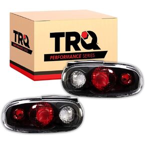 TRQ Rear Tail Lights Set Compatible with 1990-1997 Mazda Miata MA2800104 MA2801104