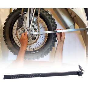 Sliding Sag Scale Tool for Dirt Bike