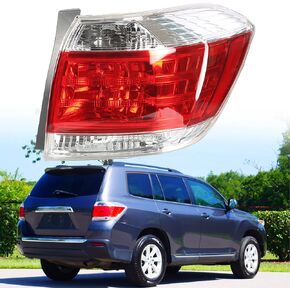 munirater Right Tail Light Passenger Side Rear Tail Lamp Assembly Replacement for 2011-2013 Toyota highlander 815500E070 TO2801185
