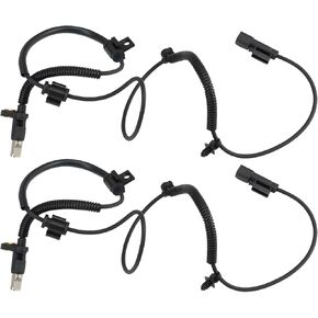 TRQ Front ABS Wheel Speed Sensor Set Compatible with 2011-2013 Ford F-250 Super Duty 2011-2016 F-350 Super Duty F-450 Super Duty F-550 Super Duty