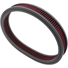 14" X 2" Air Filter Element Air Cleaner High Flow Replacement Washable and Reusable Round Cotton Fiber - Fits for Buick Chevrolet GMC Mopar Oldsmobile Pontiac-Red