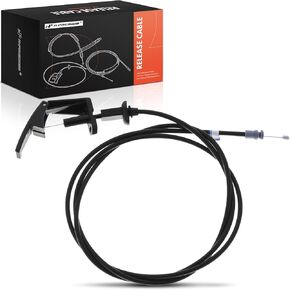 A-Premium Front Hood Latch Release Cable with Handle Compatible with Buick Century 1986-1996 & Chevrolet Celebrity 1986-1990 & Oldsmobile Cutlass Ciera 1986-1996 & Pontiac 6000 1986-1991, 77.3 Inch
