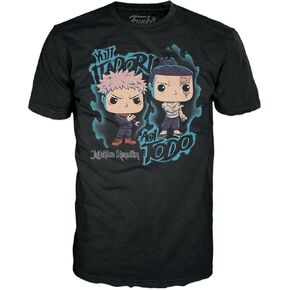 Funko Pop! Boxed Tee: Jujutsu Kaisen - Yuji Itadori & Aoi Todo - 2XL Silver