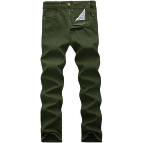WULFUL Men's Slim Fit Skinny Stretch Comfy Jeans Denim Pants