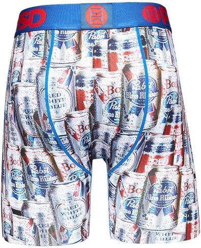 ملابس داخلية بوكسر Pbr Cans للرجال من PSD، أزرق، L in Kuwait
